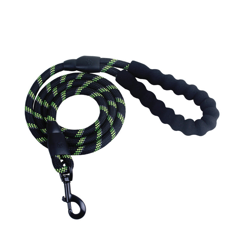 Stay Visible and in Control: Reflective Nylon Dog Leash Rope for Small, Medium, and Large Dogs - PetFindsUSA - PetFindsUSA