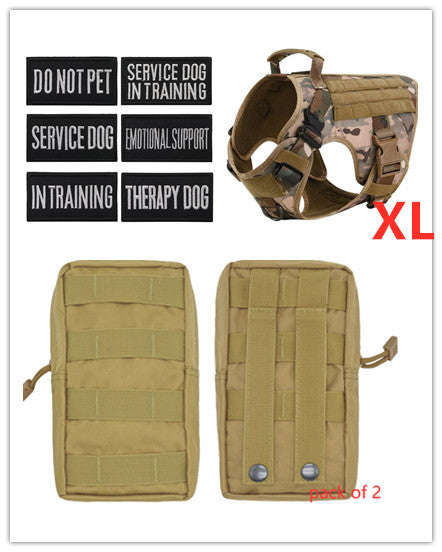 Military Tactical Dog Harness for German Shepherd with Adjustable Back Support - PetFindsUSA - PetFindsUSA