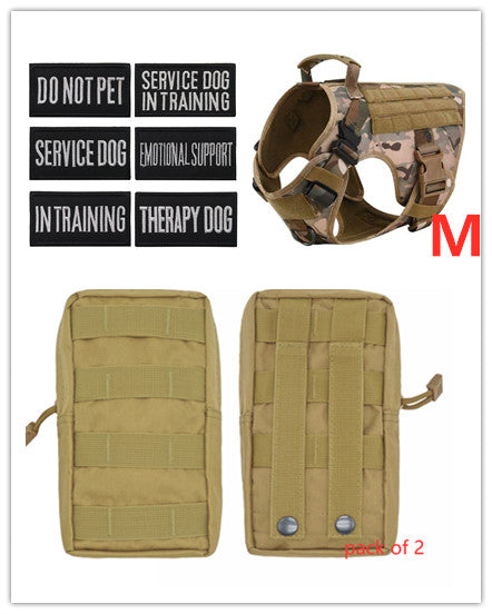 Military Tactical Dog Harness for German Shepherd with Adjustable Back Support - PetFindsUSA - PetFindsUSA