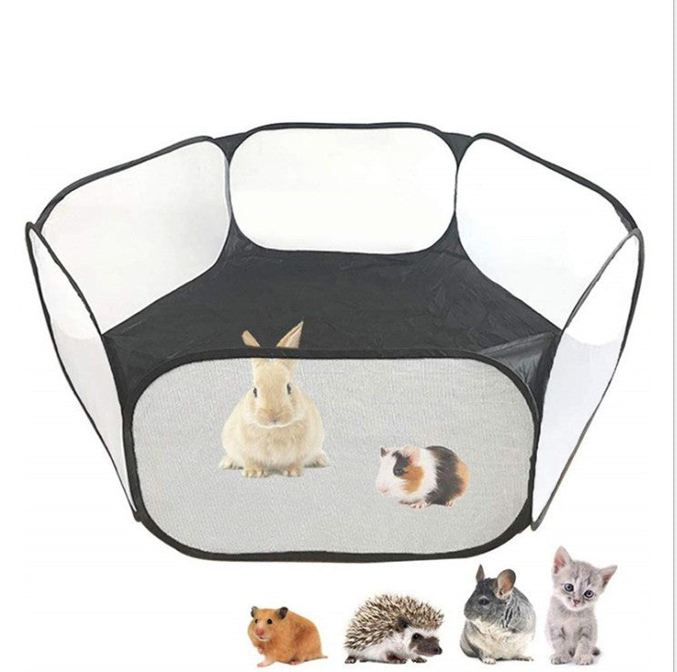 Portable Small Animal Playpen Folding Outdoor Indoor Exercise Pet Cage Tent - PetFindsUSA - PetFindsUSA