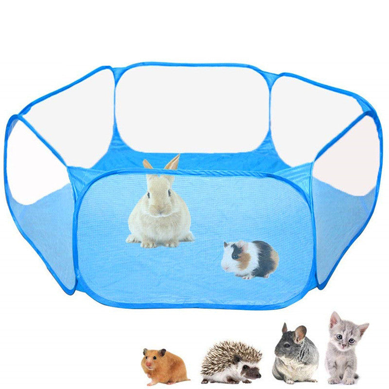 Portable Small Animal Playpen Folding Outdoor Indoor Exercise Pet Cage Tent - PetFindsUSA - PetFindsUSA