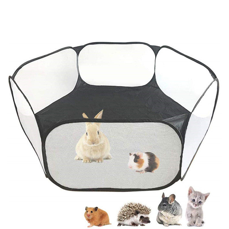 Portable Small Animal Playpen Folding Outdoor Indoor Exercise Pet Cage Tent - PetFindsUSA - PetFindsUSA