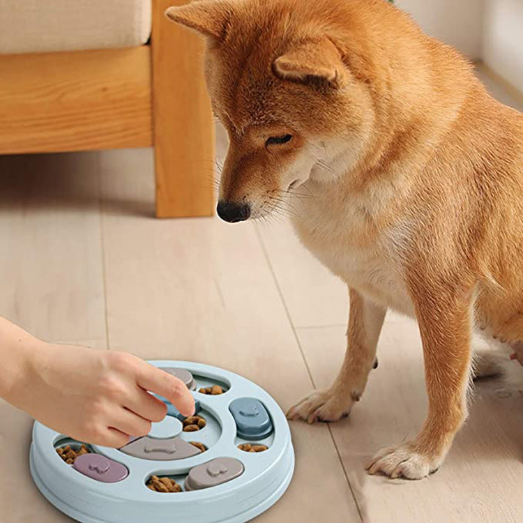 Pet Dog Puzzle Feeding Bowls - PetFindsUSA - PetFindsUSA