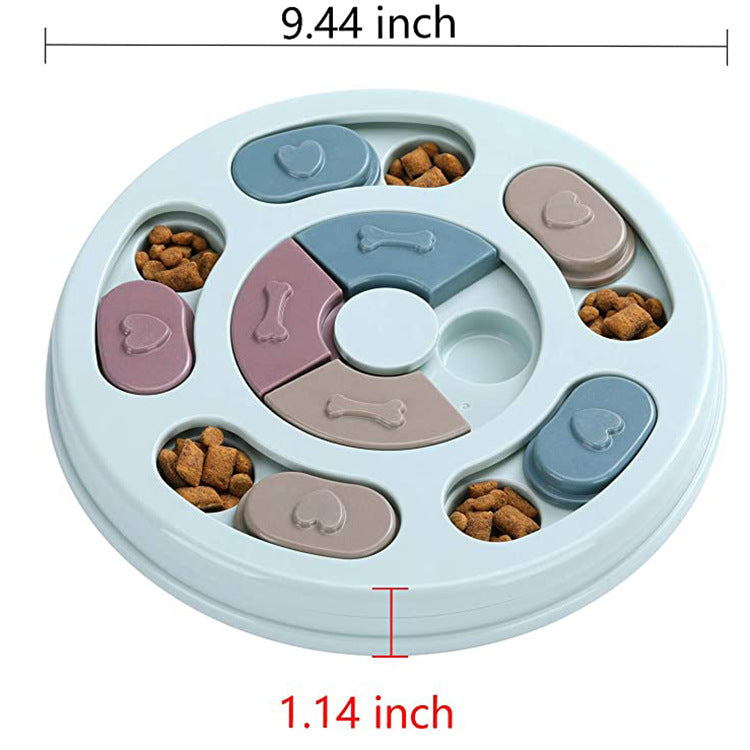 Pet Dog Puzzle Feeding Bowls - PetFindsUSA - PetFindsUSA