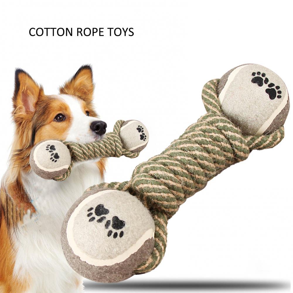 "Interactive Cotton Rope Toys for Small-Large Dogs - PetFindsUSA - PetFindsUSA