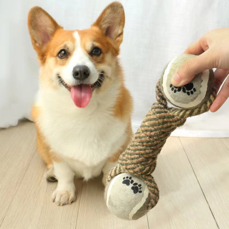 "Interactive Cotton Rope Toys for Small-Large Dogs - PetFindsUSA - PetFindsUSA