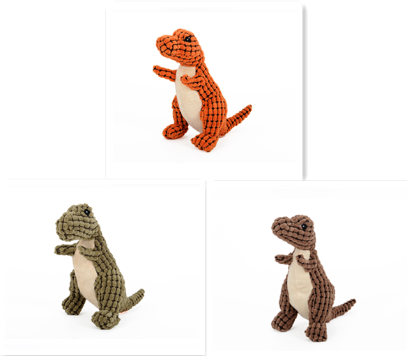 Dinosaur Pet Toys for Small to Big Dogs - PetFindsUSA - PetFindsUSA