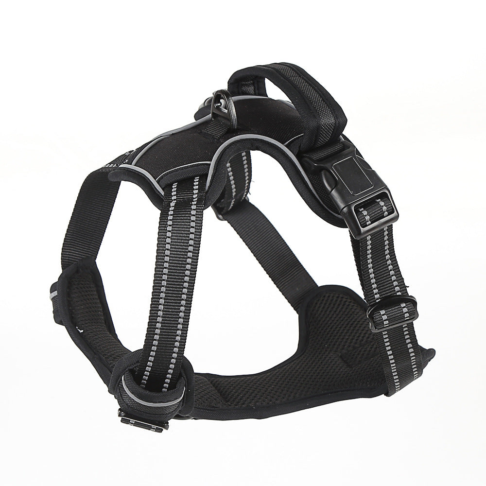 "Breathe Easy, Walk Happy: Reflective No-Pull Dog Harness Vest for Comfortable Adventures!" - PetFindsUSA - PetFindsUSA