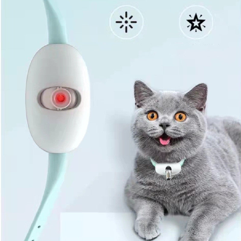 "Smart Laser Teasing: Automatic Cat Toy with Electric USB Charging - Interactive Training Collar for Kittens, Amusing and Engaging Pet Items" - PetFindsUSA - PetFindsUSA