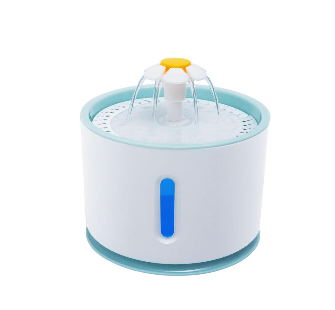 Automatic Pet Water Fountain with LED Lighting - PetFindsUSA - PetFindsUSA