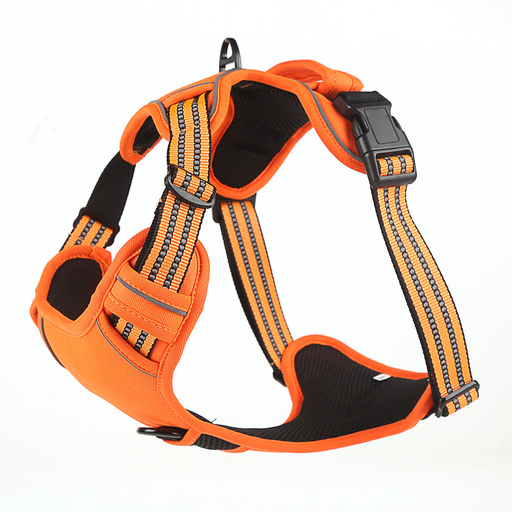 "Breathe Easy, Walk Happy: Reflective No-Pull Dog Harness Vest for Comfortable Adventures!" - PetFindsUSA - PetFindsUSA