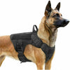 Military Tactical Dog Harness for German Shepherd with Adjustable Back Support - PetFindsUSA - PetFindsUSA