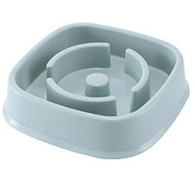 "Choke-Prevention Slow Food Bowl for Plastic Pet Dogs and Cats - PetFindsUSA - PetFindsUSA