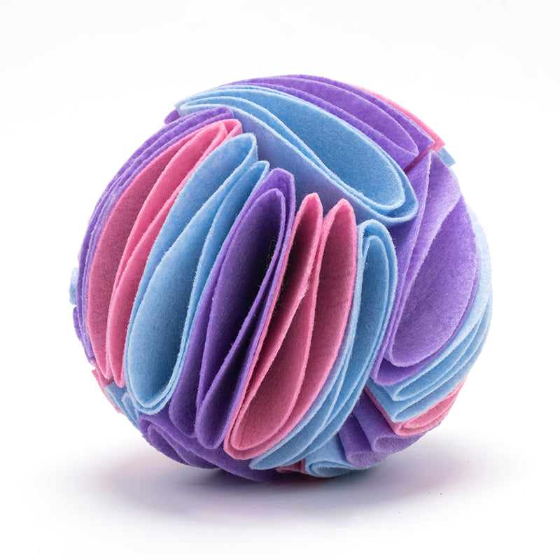 Foldable Dog Snuffle Ball Dog Training Toys Increase IQ Pet Cat Training Games Feeding Intelligence Toy - PetFindsUSA - PetFindsUSA