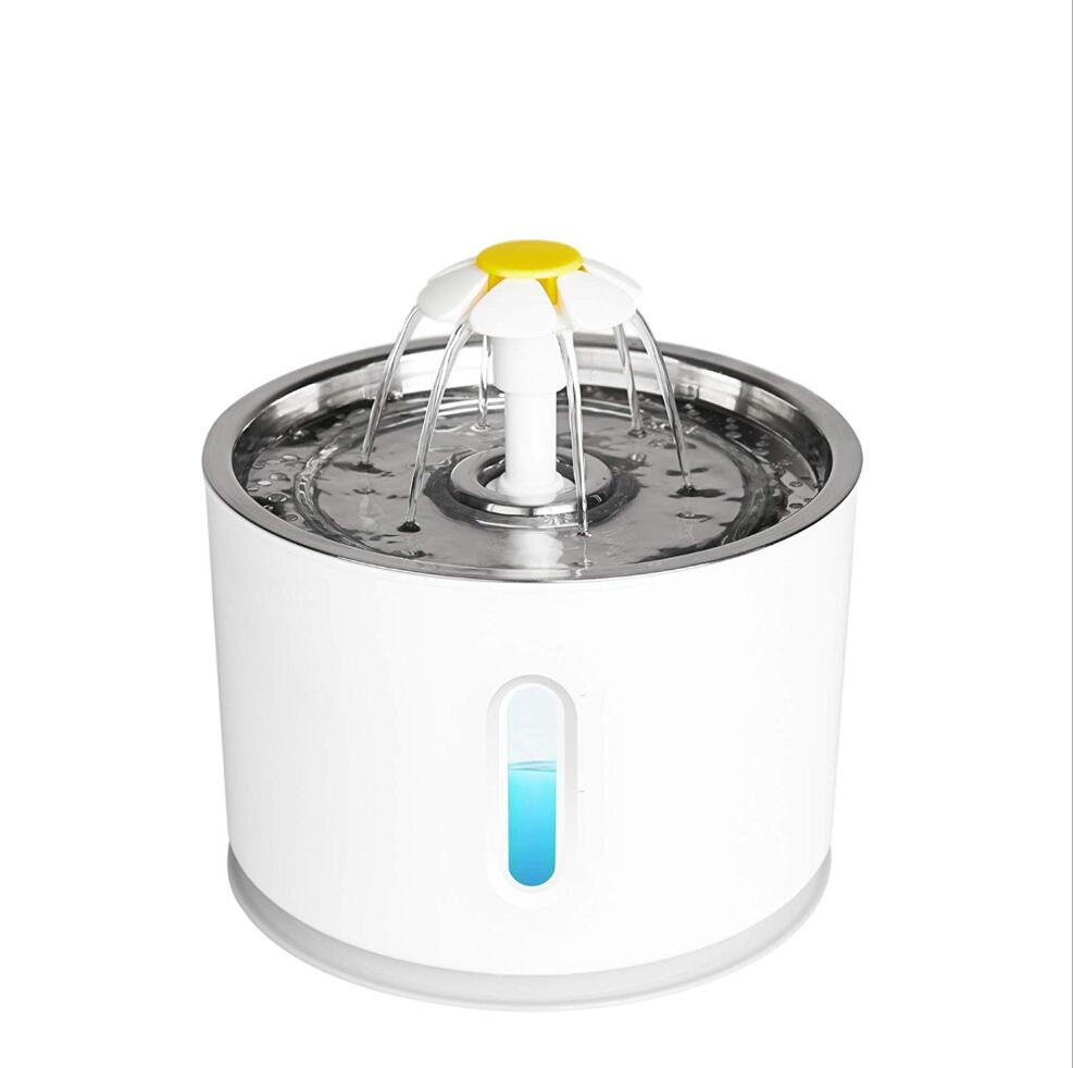 Automatic Pet Water Fountain with LED Lighting - PetFindsUSA - PetFindsUSA