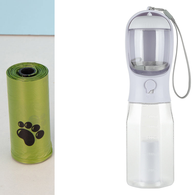 3-in-1 multifunctional Cat & Dog Water Drinker, Food Feeder & Poop Dispenser - PetFindsUSA - PetFindsUSA