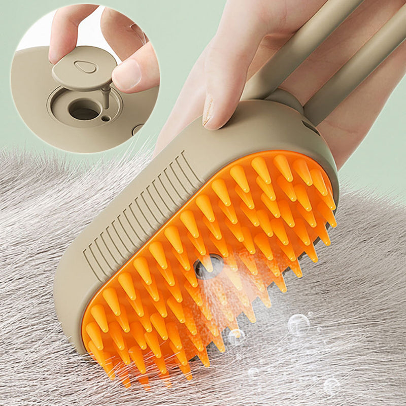 "Effortless Grooming with 3-in-1 Cat Steam Brush! - PetFindsUSA - PetFindsUSA