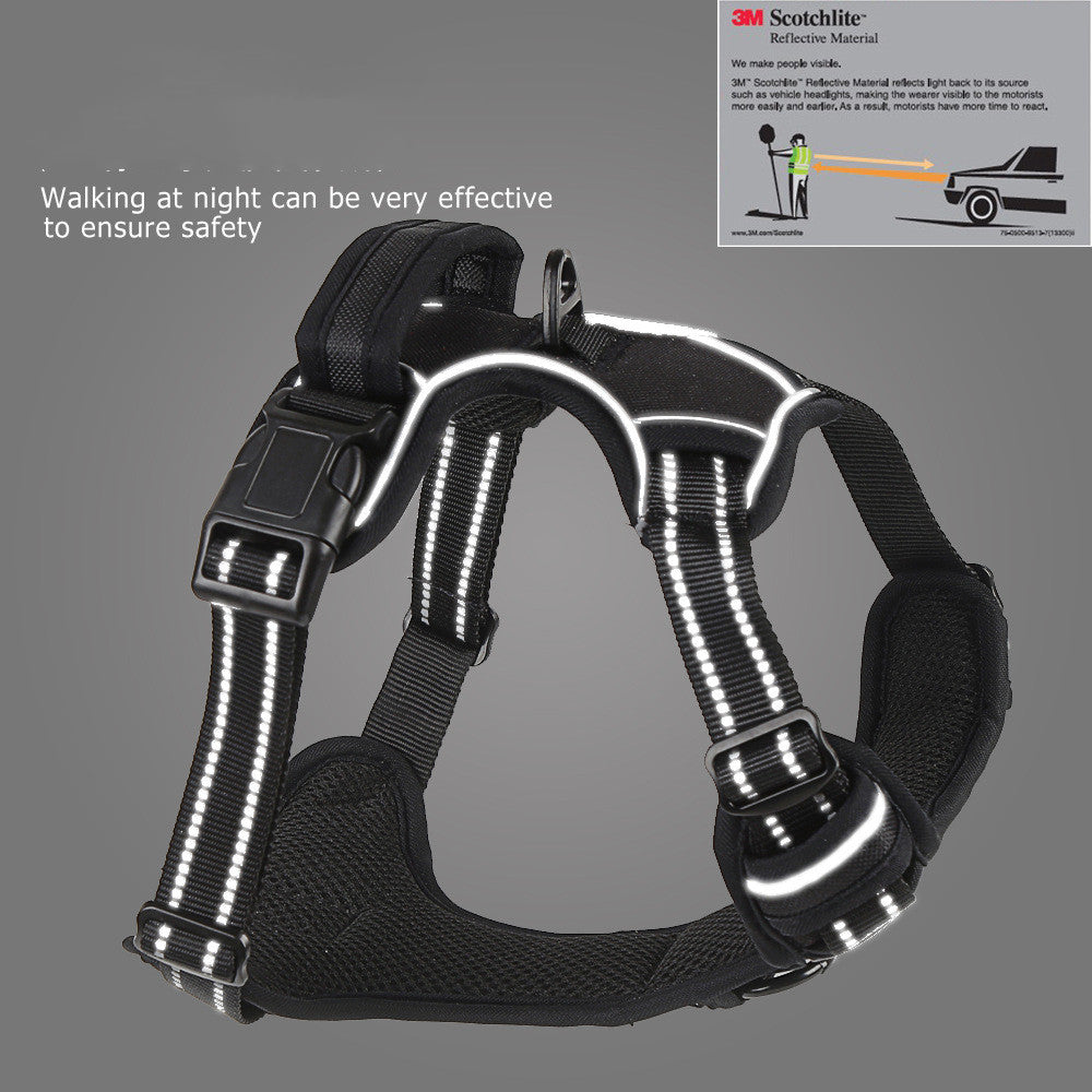 "Breathe Easy, Walk Happy: Reflective No-Pull Dog Harness Vest for Comfortable Adventures!" - PetFindsUSA - PetFindsUSA