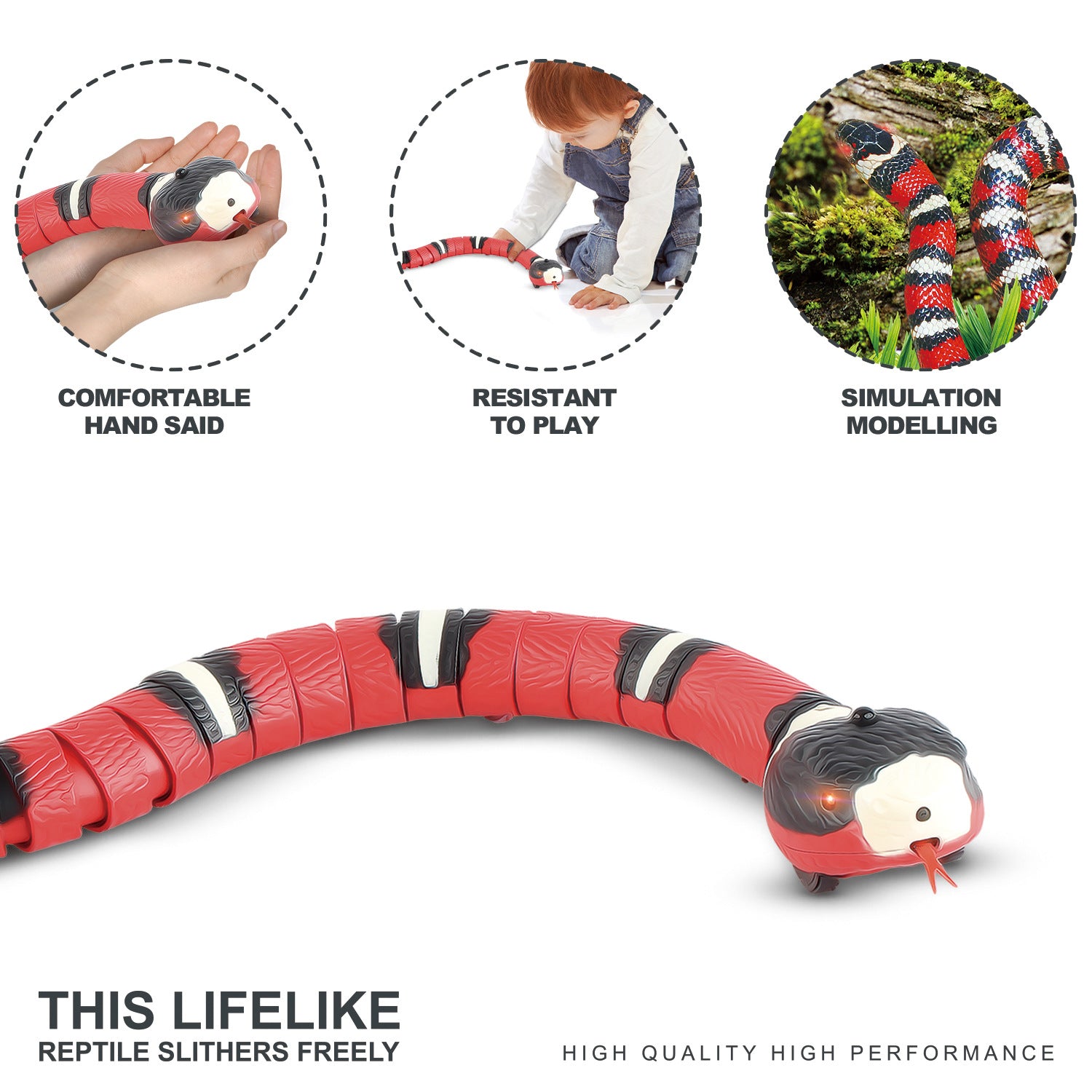 Smart Sensing Interactive Cat Toys Automatic Electronic Snake - PetFindsUSA - PetFindsUSA