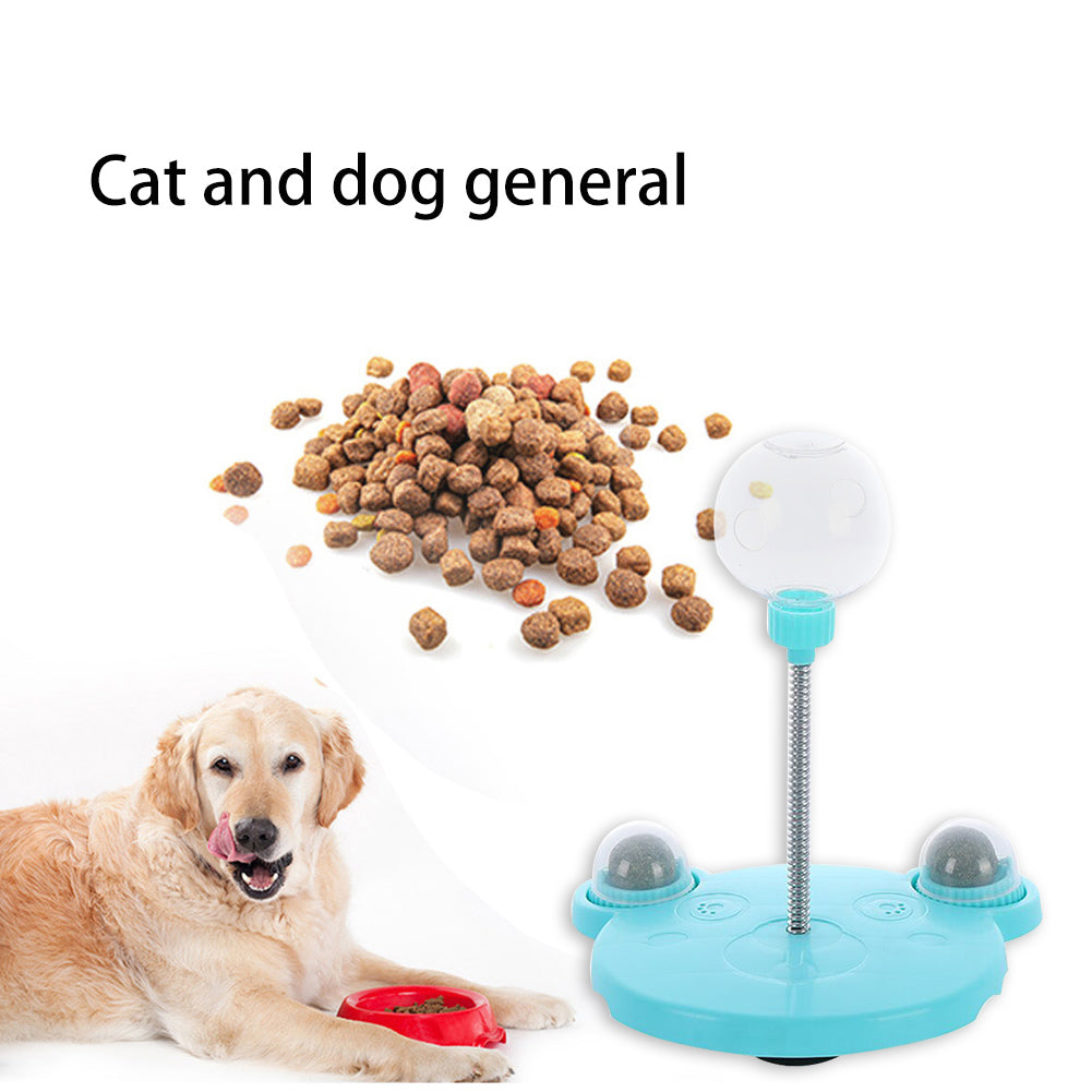 "Cat & Dog Toy & Leaking Food Ball: Self-Playing Tumbler for Funny Swing, Puzzle Training, and Dispenser Bowl." - PetFindsUSA - PetFindsUSA