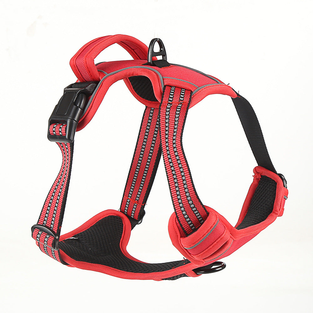 "Breathe Easy, Walk Happy: Reflective No-Pull Dog Harness Vest for Comfortable Adventures!" - PetFindsUSA - PetFindsUSA