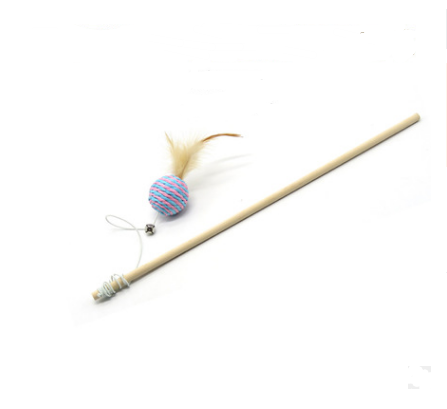 Cat toy funny cat stick / Kitten toy wooden handmade mouse / Cat toy cat scratch board - PetFindsUSA - PetFindsUSA