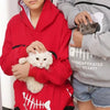 Women's Hoodie Sweatshirt with Cat Pet Pocket Design - PetFindsUSA - PetFindsUSA