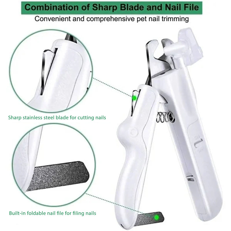 Professional Pet Nail Clippers with LED Light - PetFindsUSA - PetFindsUSA