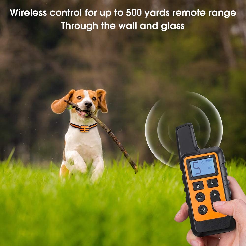 Rechargeable Remote Control Anti Barking Dog Training Collar