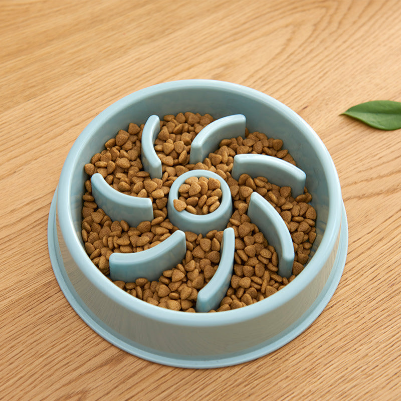 "Choke-Prevention Slow Food Bowl for Plastic Pet Dogs and Cats - PetFindsUSA - PetFindsUSA