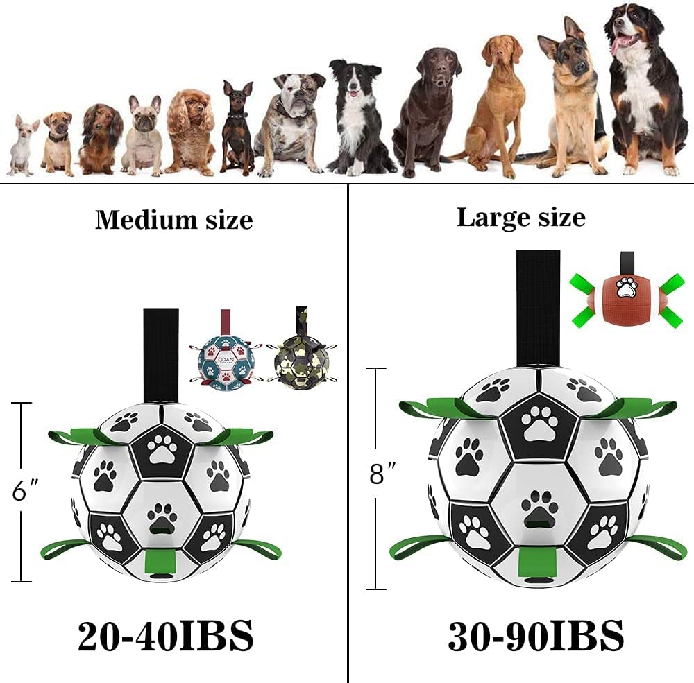 Interactive Dog Football Toy Soccer Ball