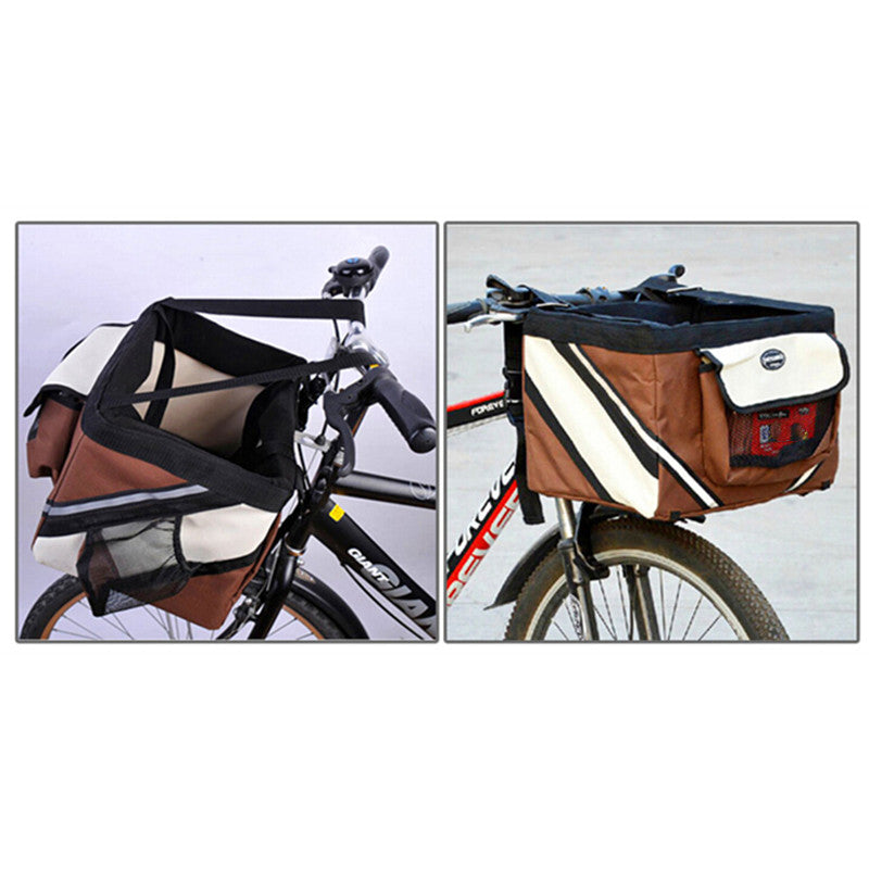 Portable Dog Bicycle Carrier Seat for small dog. - PetFindsUSA - PetFindsUSA