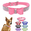 Rhinestone Bowknot Pet Collar Dog Collar - PetFindsUSA - PetFindsUSA