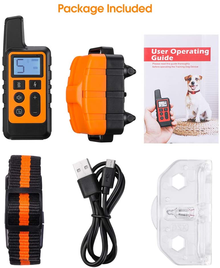 Rechargeable Remote Control Anti Barking Dog Training Collar