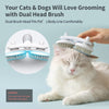 Pet Cat Brush and Dog Slicker Brush with Double-headed Negative Ion Technology - PetFindsUSA - PetFindsUSA