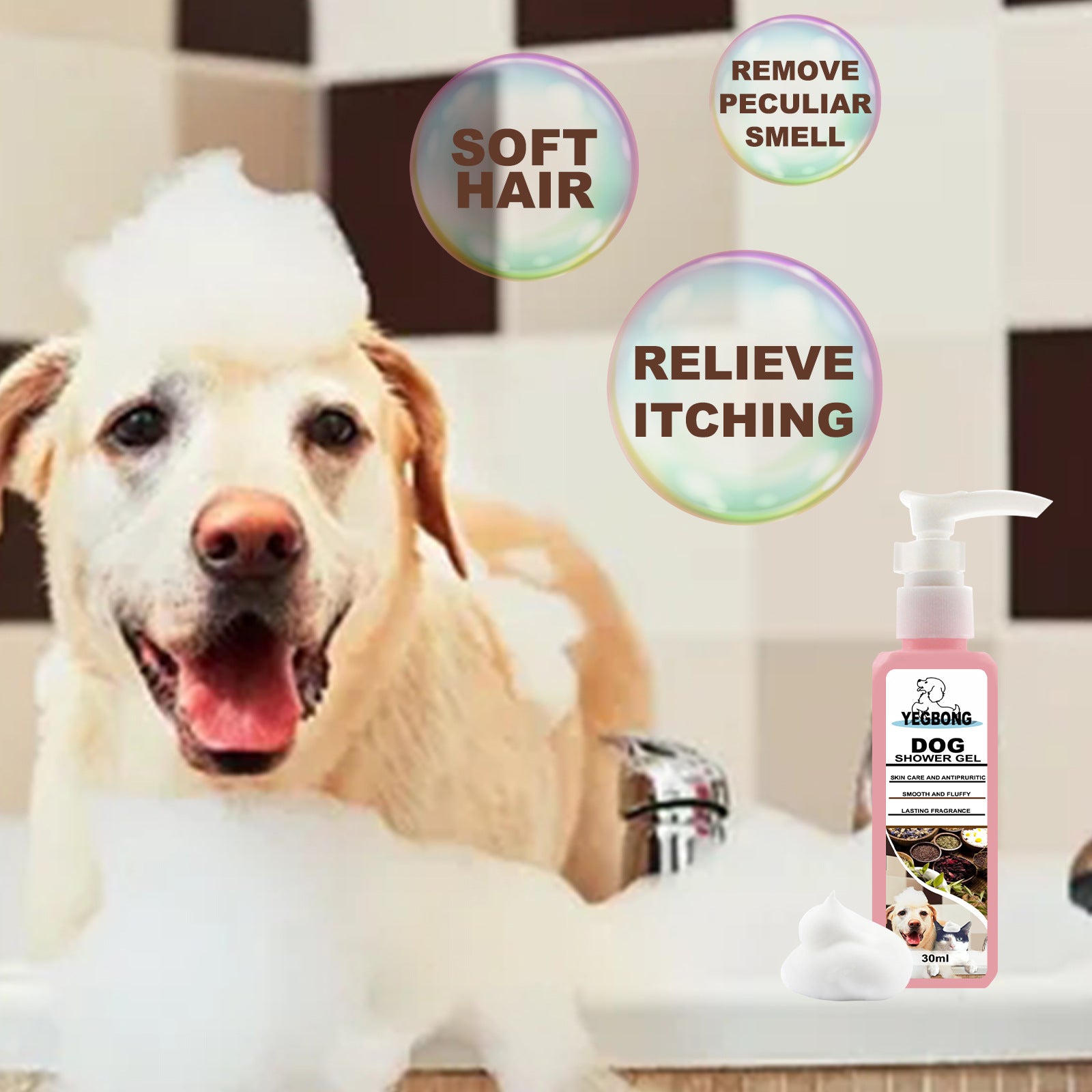 Pet Shampoo Shower Gel Deodorant - PetFindsUSA - PetFindsUSA