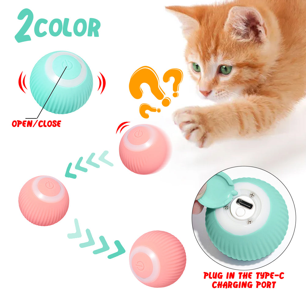 Cat Gravity Intelligent Rolling Ball - PetFindsUSA - PetFindsUSA