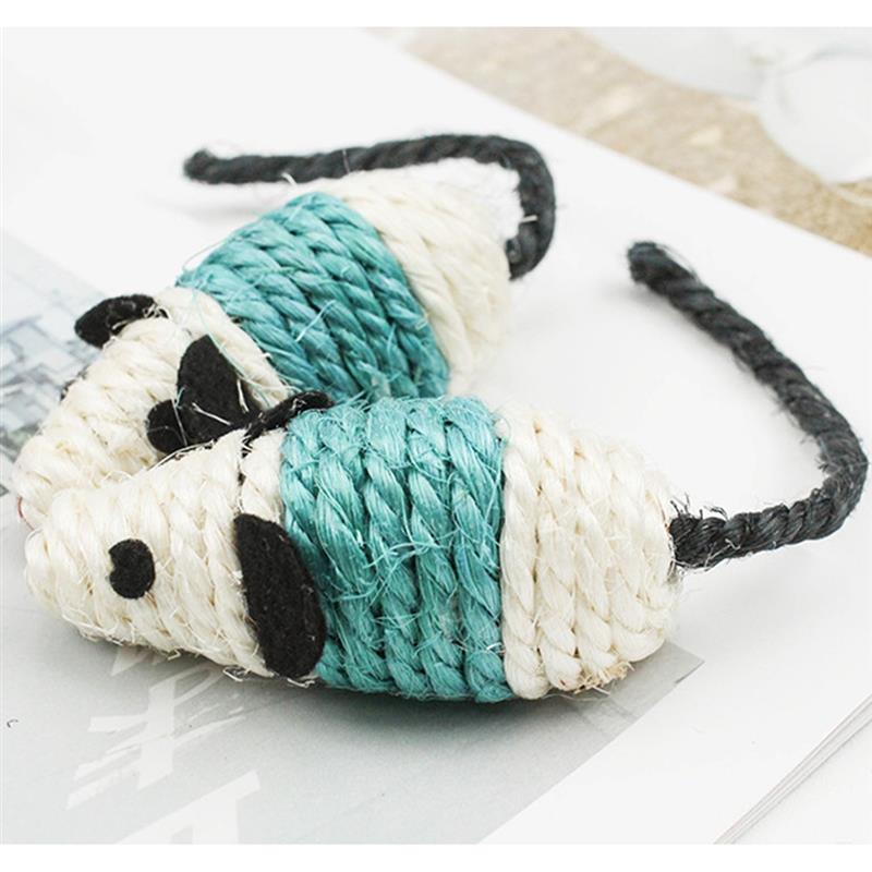 Legendog 3Pcs/Set Mice Cat Toys Interactive Cat Squeaky Toys Kitten Mouse Toys For Cats Pet Supplies Random Color - PetFindsUSA - PetFindsUSA