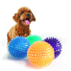 Pet Dog Toys Cat Puppy Sounding Toy Polka Squeaky Tooth Cleaning Ball TPR Training Pet Teeth Chewing Toy Thorn Balls Accessories - PetFindsUSA - PetFindsUSA