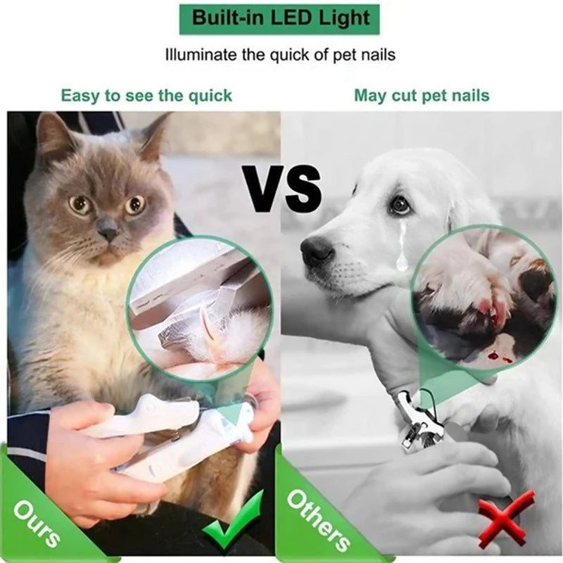 Professional Pet Nail Clippers with LED Light - PetFindsUSA - PetFindsUSA