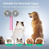 Pet Cat Brush and Dog Slicker Brush with Double-headed Negative Ion Technology - PetFindsUSA - PetFindsUSA