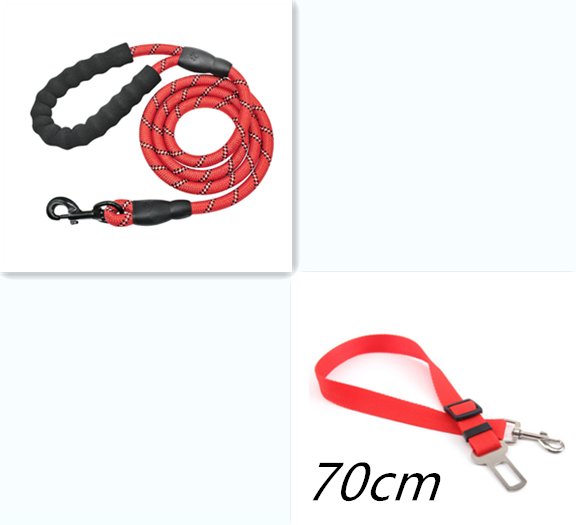 Stay Visible and in Control: Reflective Nylon Dog Leash Rope for Small, Medium, and Large Dogs - PetFindsUSA - PetFindsUSA