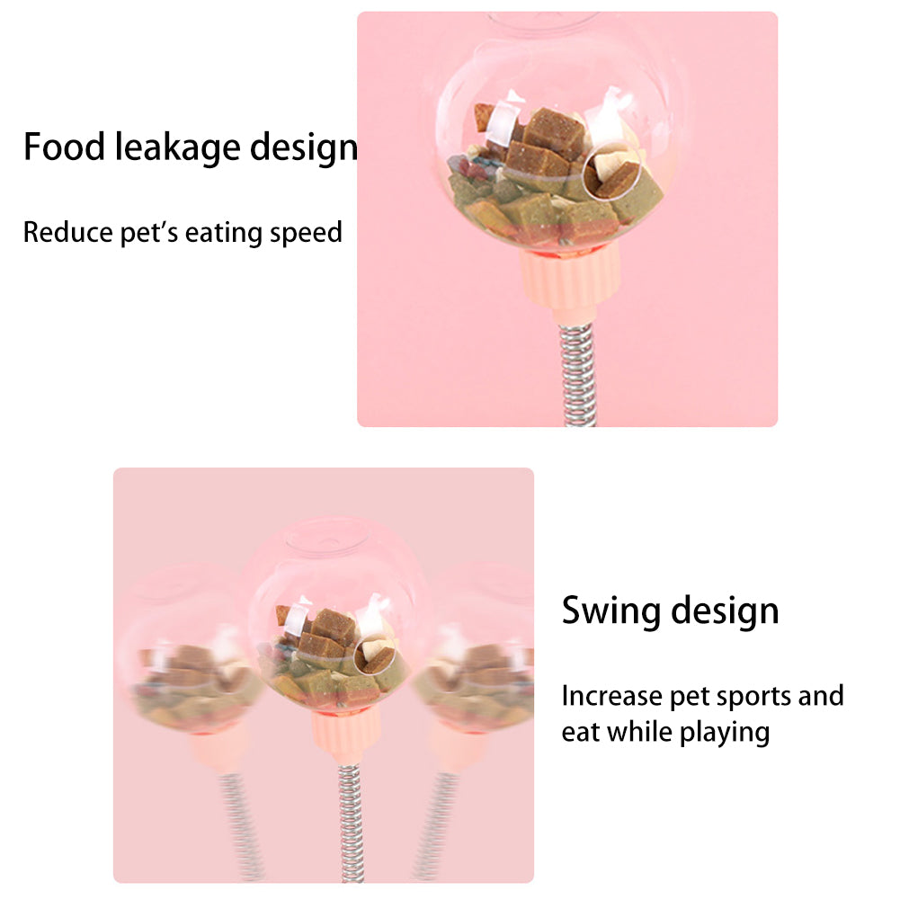 "Cat & Dog Toy & Leaking Food Ball: Self-Playing Tumbler for Funny Swing, Puzzle Training, and Dispenser Bowl." - PetFindsUSA - PetFindsUSA