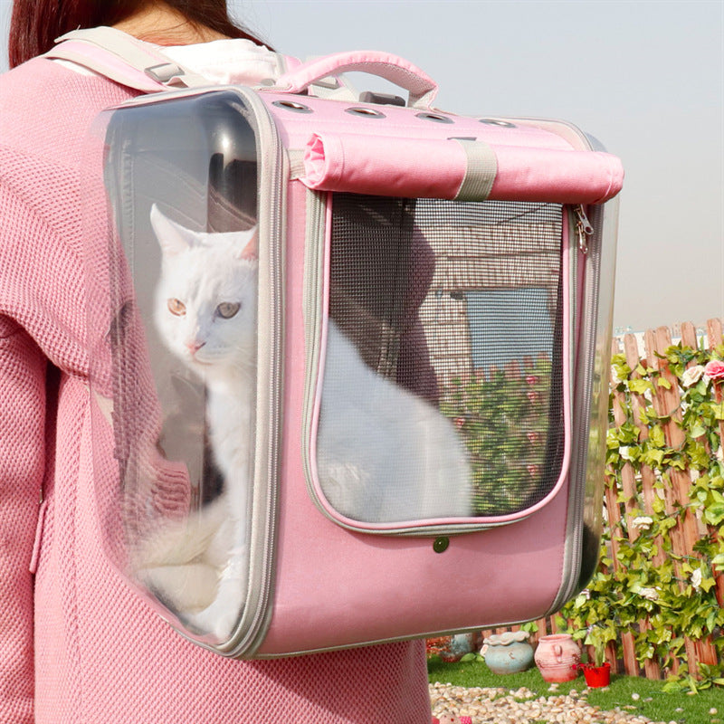 Breathable Pet Cat Carrier Backpack - PetFindsUSA - PetFindsUSA