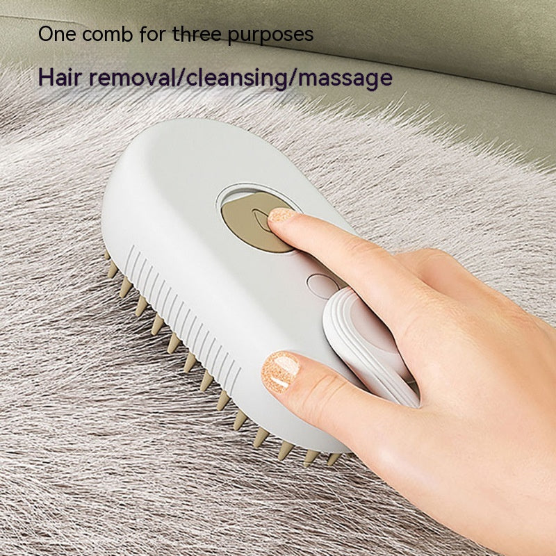 "Effortless Grooming with 3-in-1 Cat Steam Brush! - PetFindsUSA - PetFindsUSA