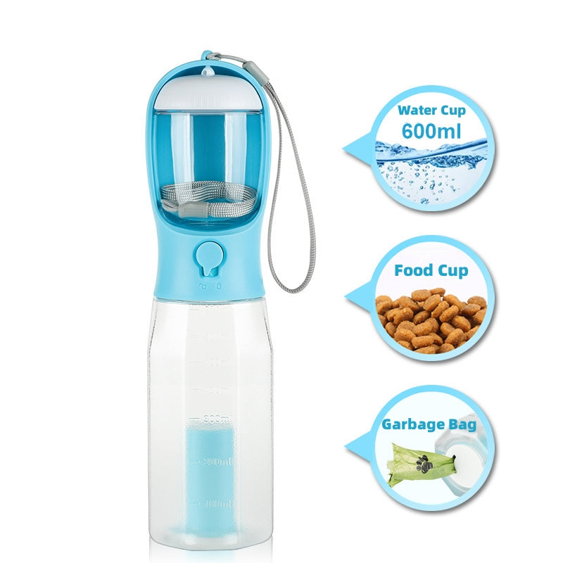 3-in-1 multifunctional Cat & Dog Water Drinker, Food Feeder & Poop Dispenser - PetFindsUSA - PetFindsUSA