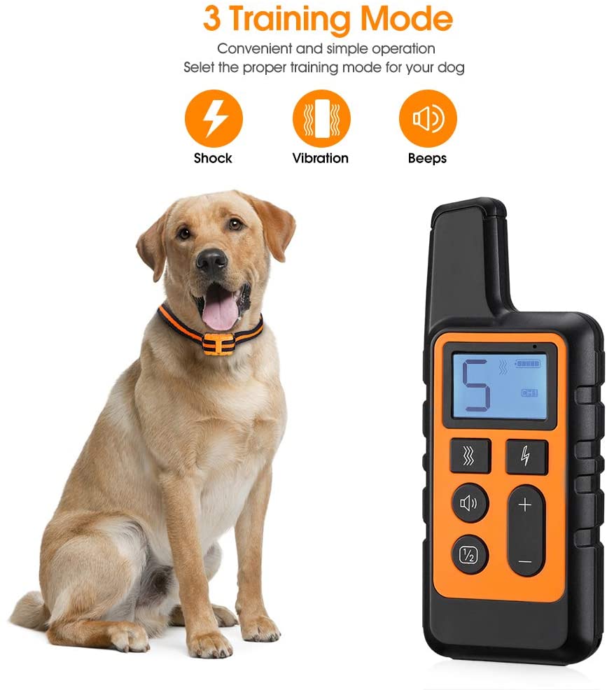 Rechargeable Remote Control Anti Barking Dog Training Collar