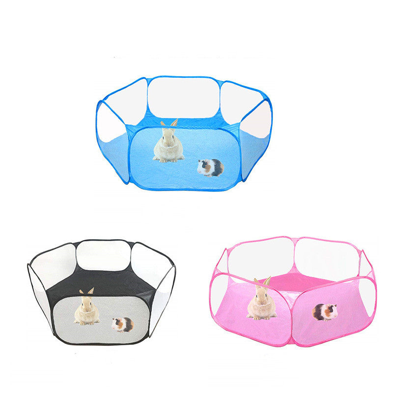 Portable Small Animal Playpen Folding Outdoor Indoor Exercise Pet Cage Tent - PetFindsUSA - PetFindsUSA