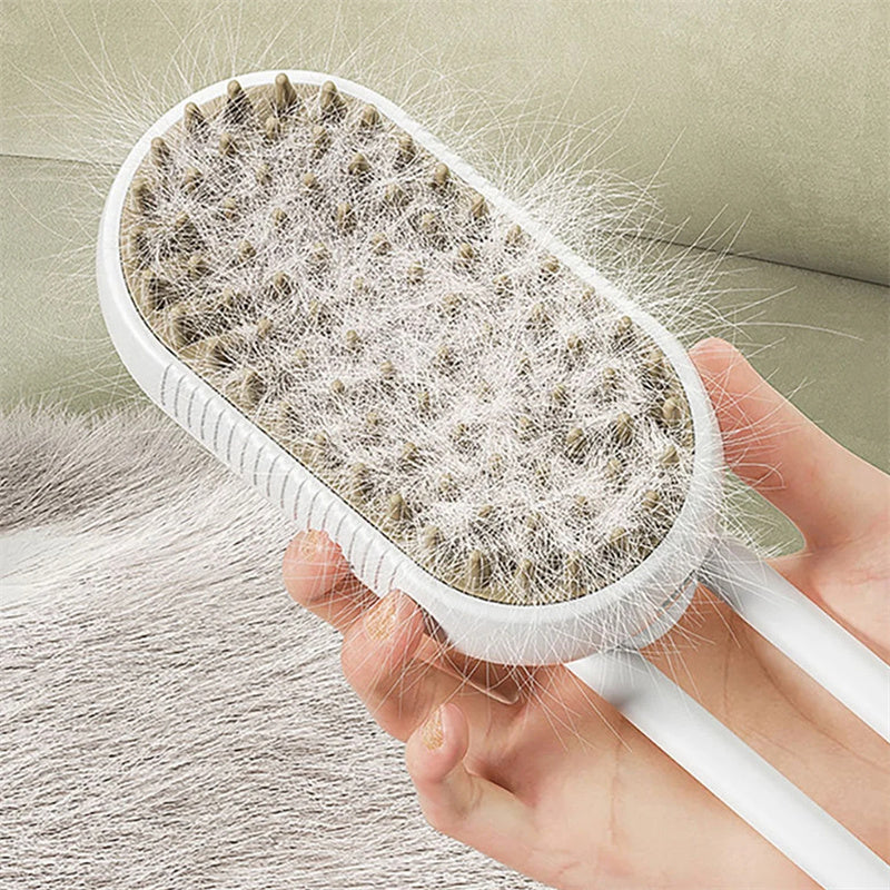 "Effortless Grooming with 3-in-1 Cat Steam Brush! - PetFindsUSA - PetFindsUSA